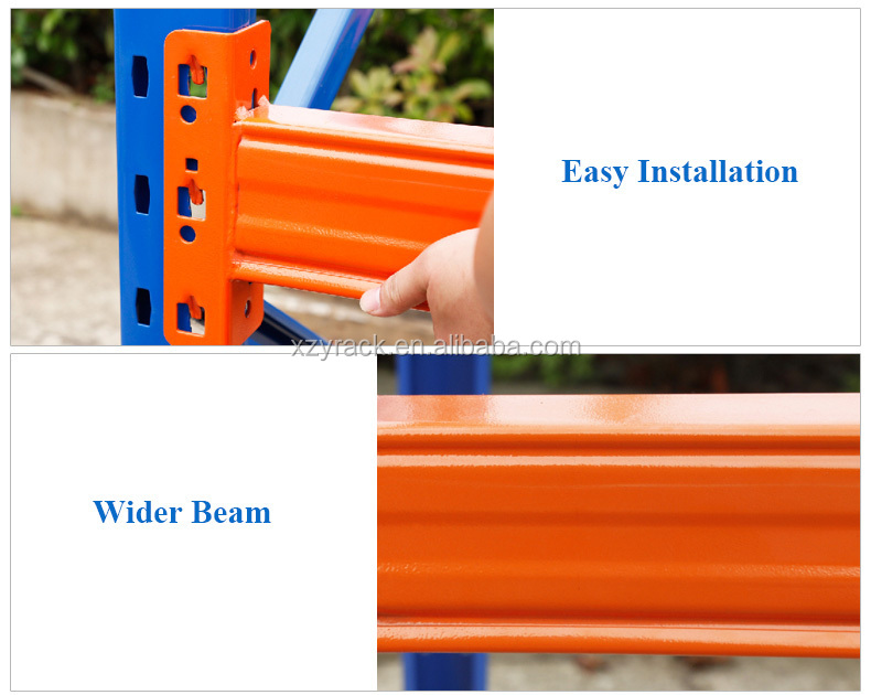 Factory Price Heavy Duty Double Deep Pallet Racking System