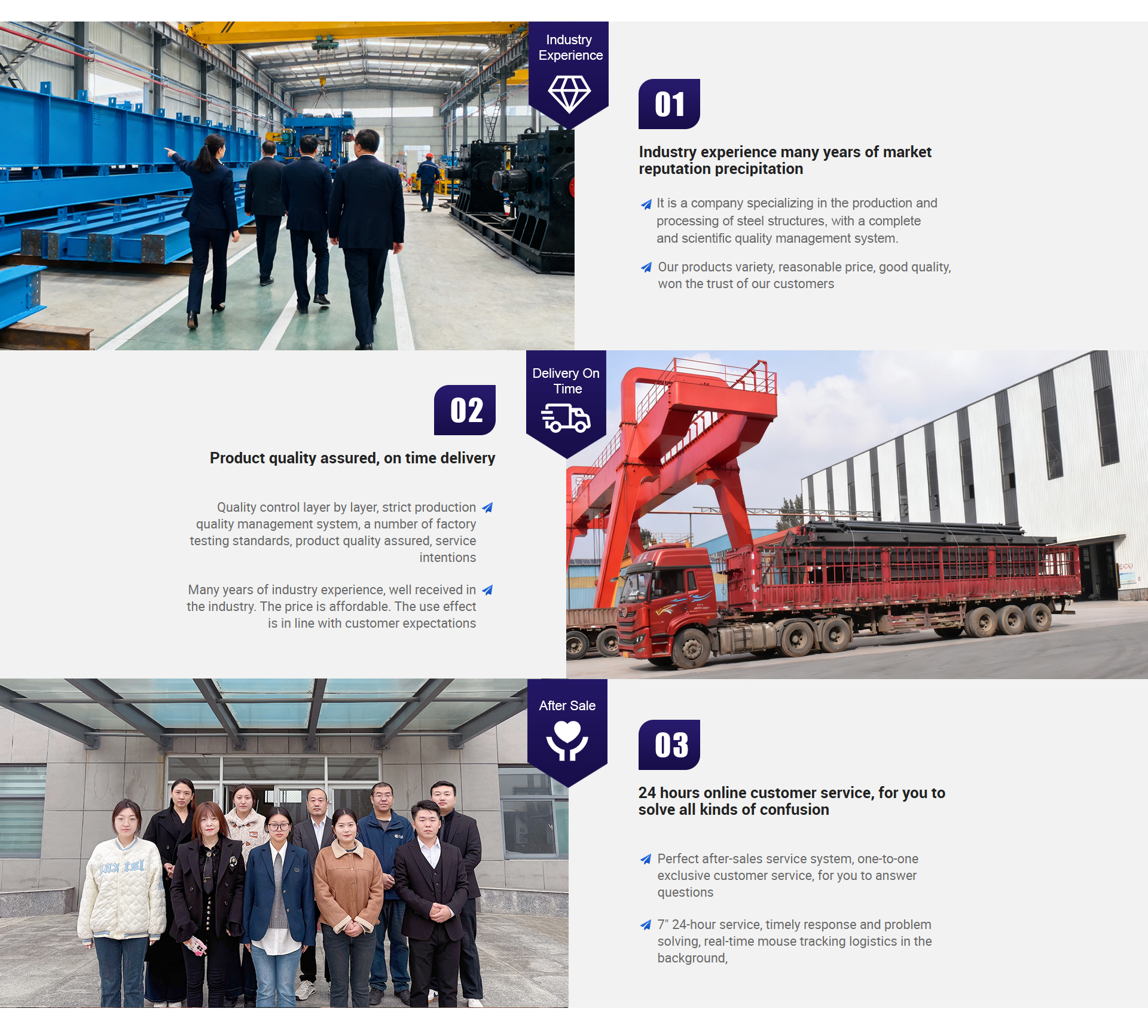 Sterke punten in staalproductie