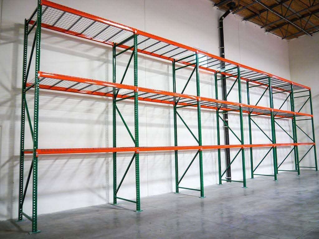 Verstelbare magazijnopslag palletstelling met druppelvormig ontwerp