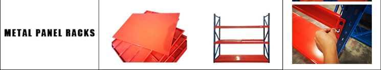 Stellingconstructie met stalen panelen