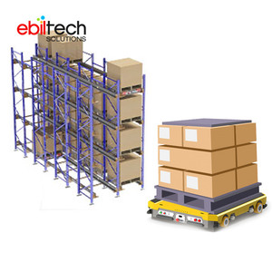 Slim magazijnautomatiseringssysteem met palletshuttle