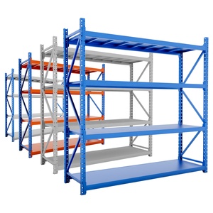 Fabrieksrechtstreeks: 4-laags, 800 kg, middelzwaar uitgevoerd, stalen, verstelbaar, lange overspanning palletstellingsysteem voor magazijnopslag.