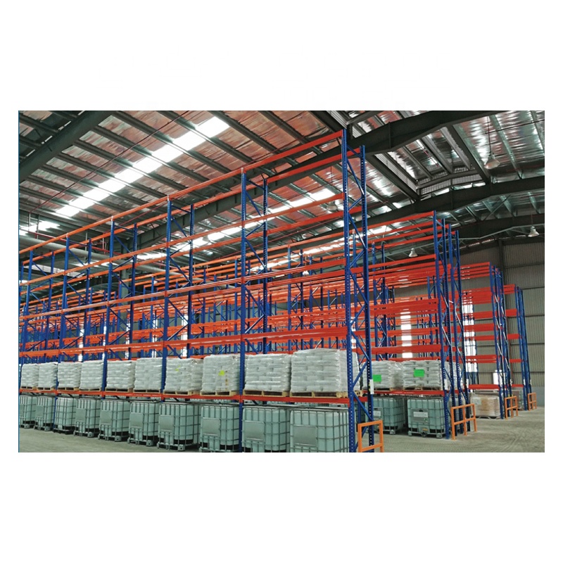 Stalen stellingen, verstelbare metalen stellingen zonder bouten, palletopslag, metalen stellingen, stapelrekken en stellingen.