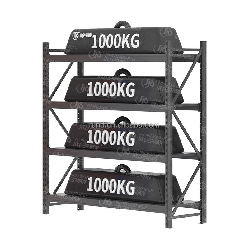 Zwaar uitgevoerde 5-laags selectieve palletstelling 1500-4500 kg/niveau magazijnopslagsysteem stalen ijzeren stapelstellingen schappen karton