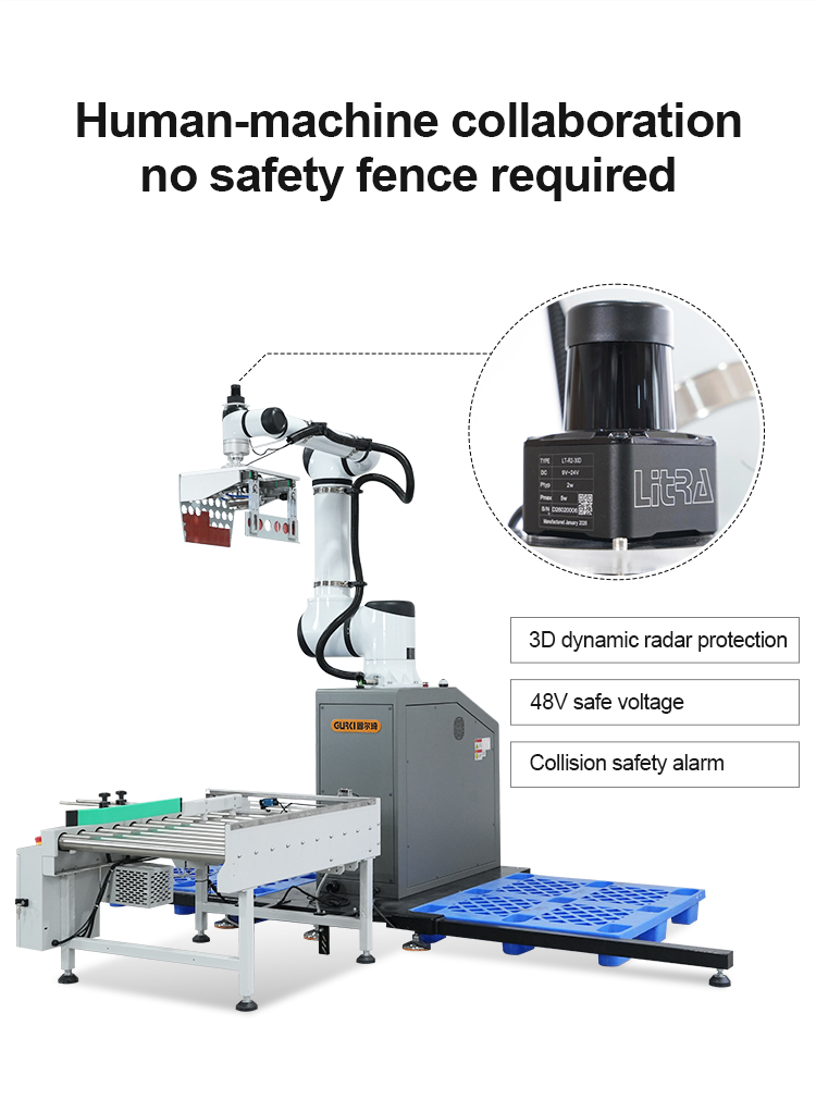 Cobot palletiseersysteem werking
