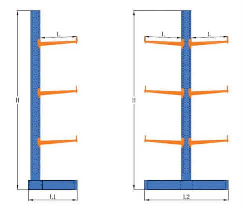 Jacking Heavy Duty Opslagrekken, Cantileverrekken Fabrikant, Groothandel Fabriek, Metalen Cantileverrekken