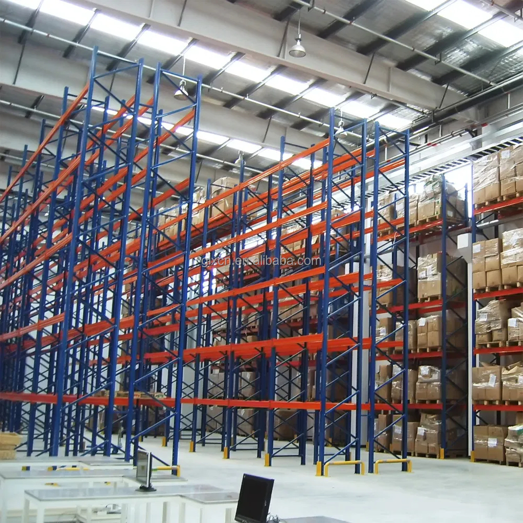 3000 kg zwaar palletstellingsysteem | Verstelbare stalen magazijnstellingen en opbergrekken