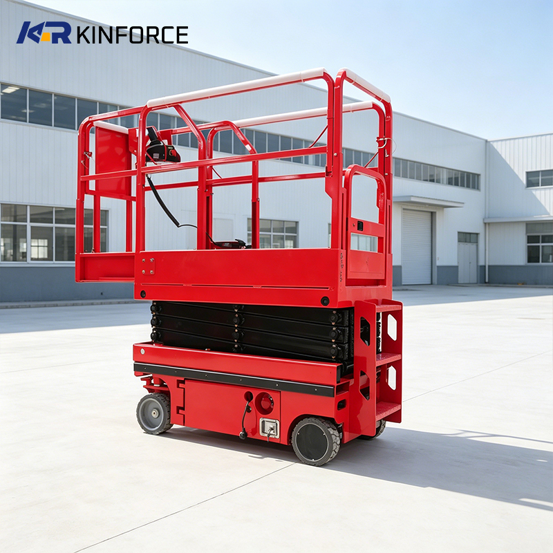 Elektrische goederenlift, hefplatformrobot, 8 meter verticale platformlift, telescopisch werkplatform