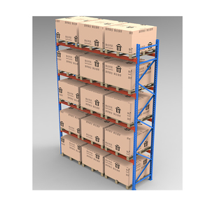 Zwaar uitgevoerde stapelbare stalen palletstellingen