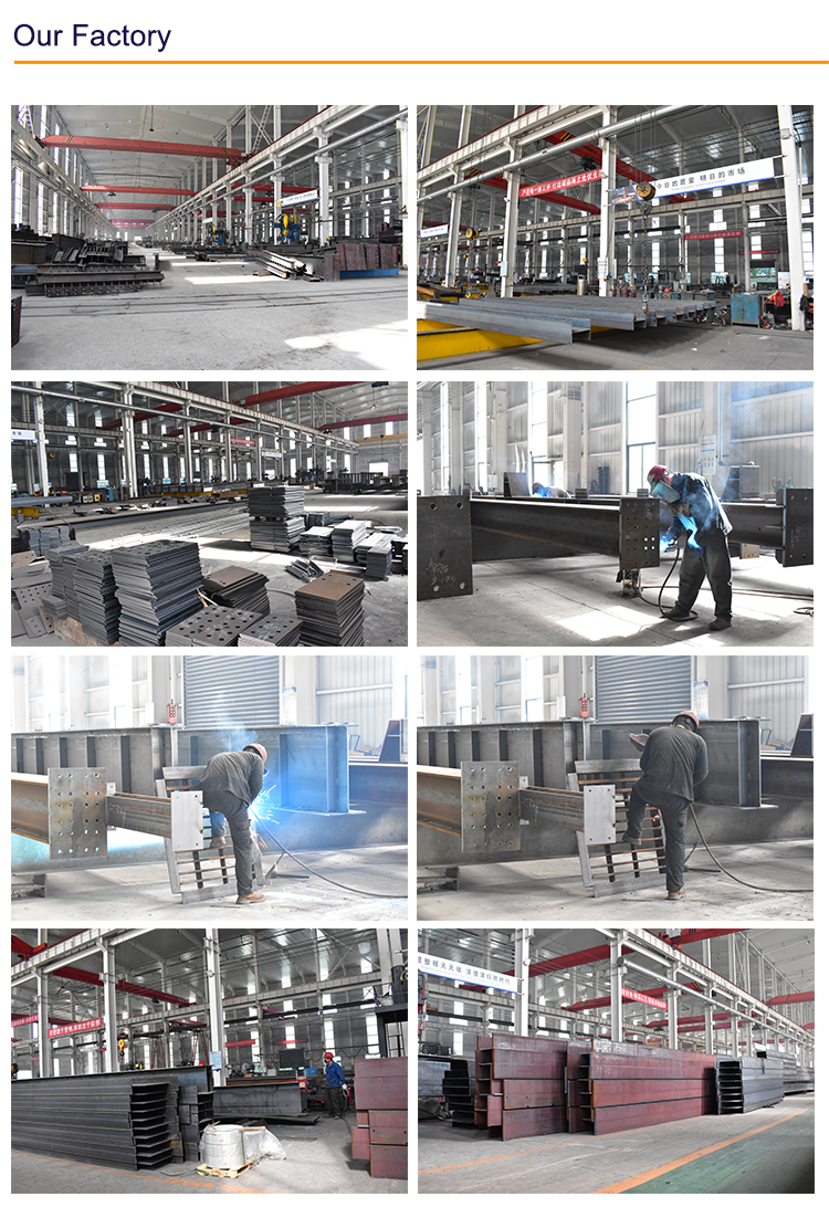 Moderne staalbewerkings werkplaats
