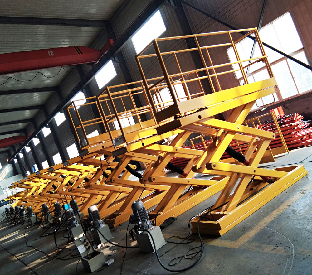 Hydraulisch Hefplatform Industriële Inzet