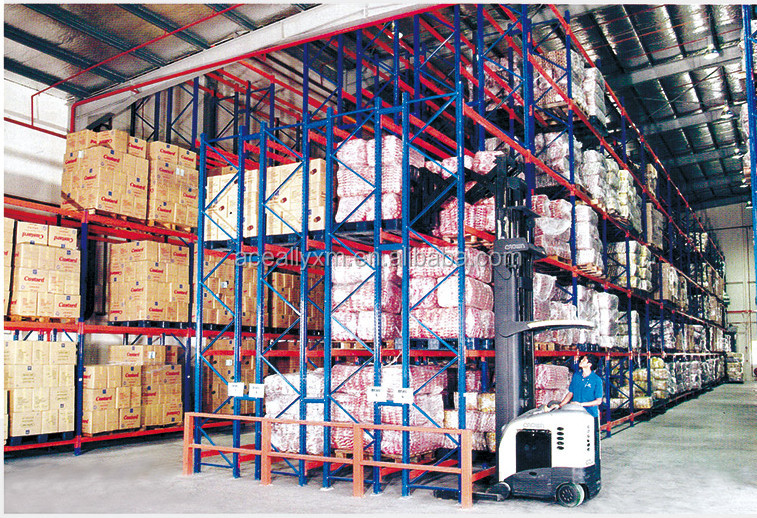 Veiligheidsontworpen dubbeldiepe palletstellingen: een kosteneffectieve dubbeldiepe stellingoplossing.