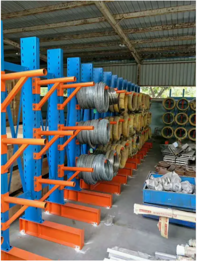 Robuust 5-laags, hoogwaardig, met epoxy gecoat, inrijbaar palletrek voor industrieel gebruik, gemaakt van staal, verstelbaar, duurzaam en roestwerend.
