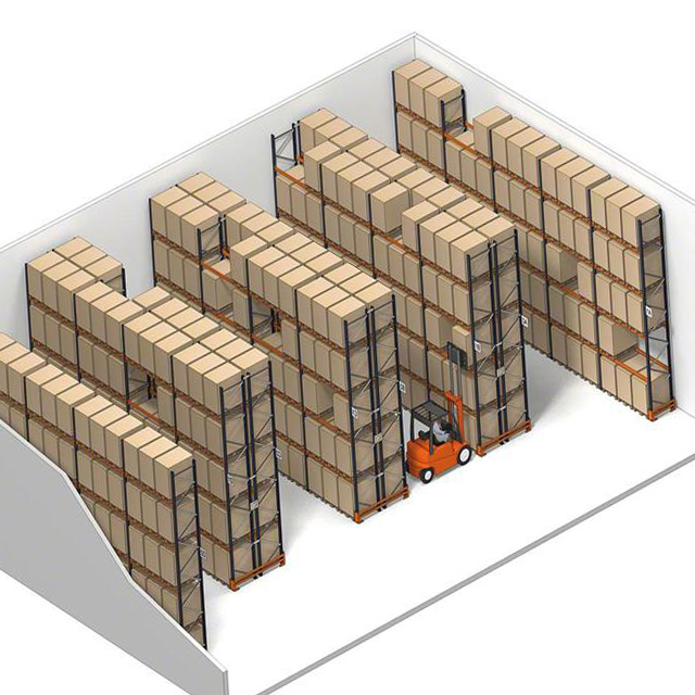 Magazijnstellingen, zwaar uitgevoerde stellingensystemen, stapelbare magazijnstellingen, stalen palletstellingen te koop.