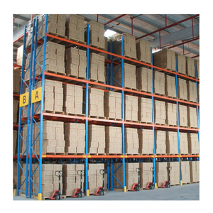 Op maat gemaakt, verstelbaar stalen palletstellingsysteem voor industriële magazijnen, afkomstig van Craigslist.