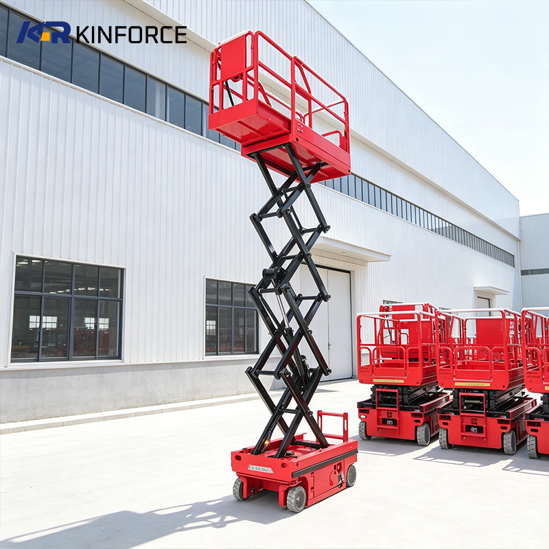 Elektrische goederenlift, hefplatformrobot, 8 meter verticale platformlift, telescopisch werkplatform
