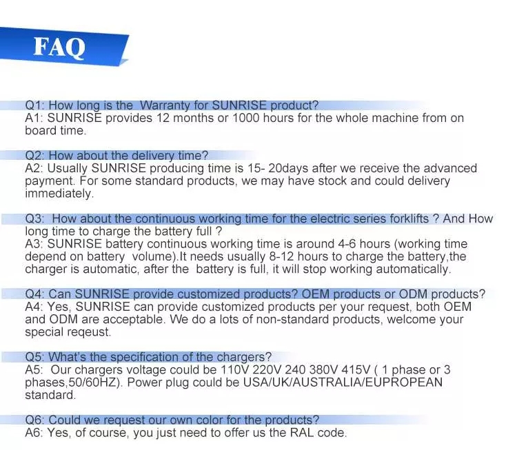 FAQ banner