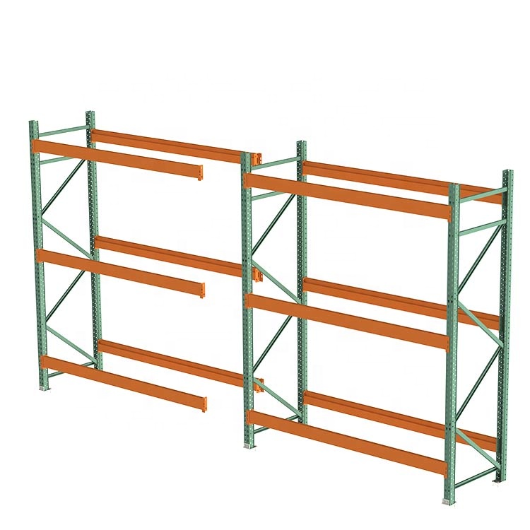 Zware Magazijnstelling Stapelrek Palletstelling Metalen Opslagrek Legbord