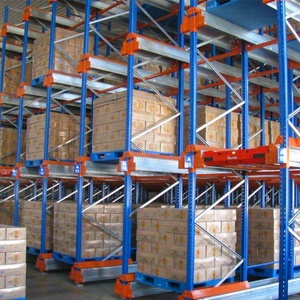 Industriële magazijnstellingen met hoge dichtheid, shuttle-opslag, kunststof radiopalletstellingen, OEM/ODM-leverancier