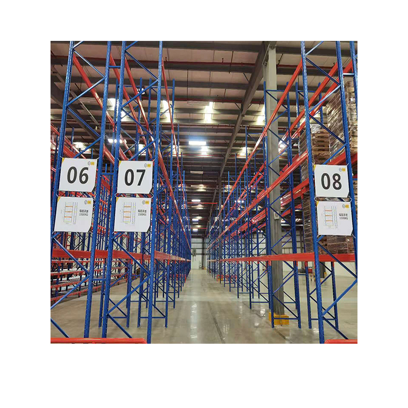 MAGAZIJNSTELLINGEN Groot capaciteit selectief stellingsysteem Dubbel diepe palletstellingen Magazijnopslag