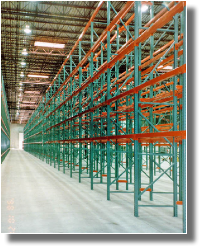 Verstelbare magazijnopslag palletstelling met druppelvormig ontwerp