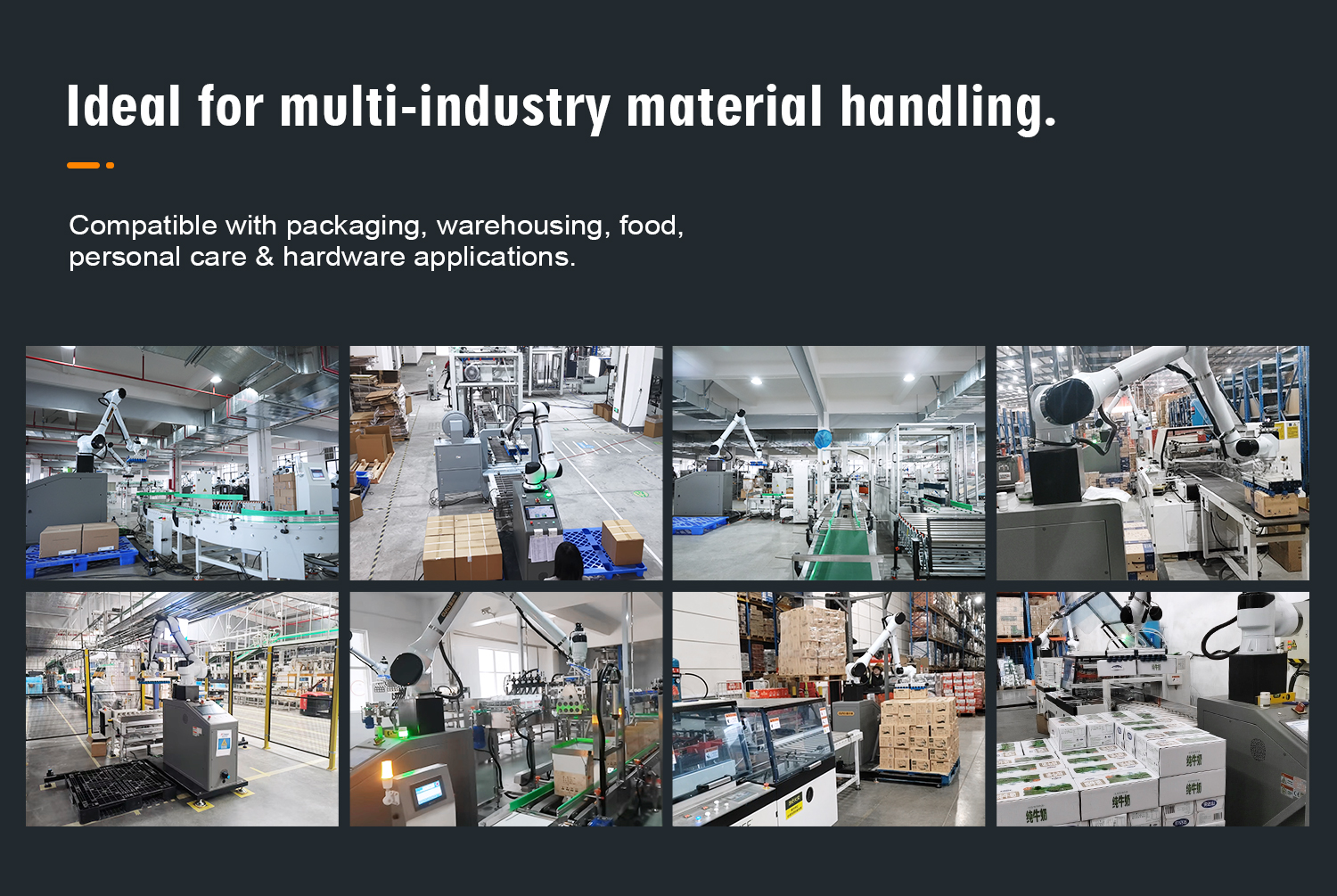 Automatische Cobot Palletiseermachine