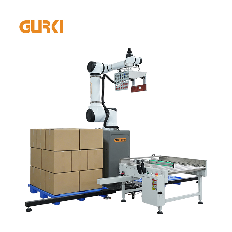 GURKI Collaborative Robot Palletiseerarm met PLC-motor, 85 kg draagvermogen, 4-6 keer per minuut palletiseersysteem voor cobot-toepassingen