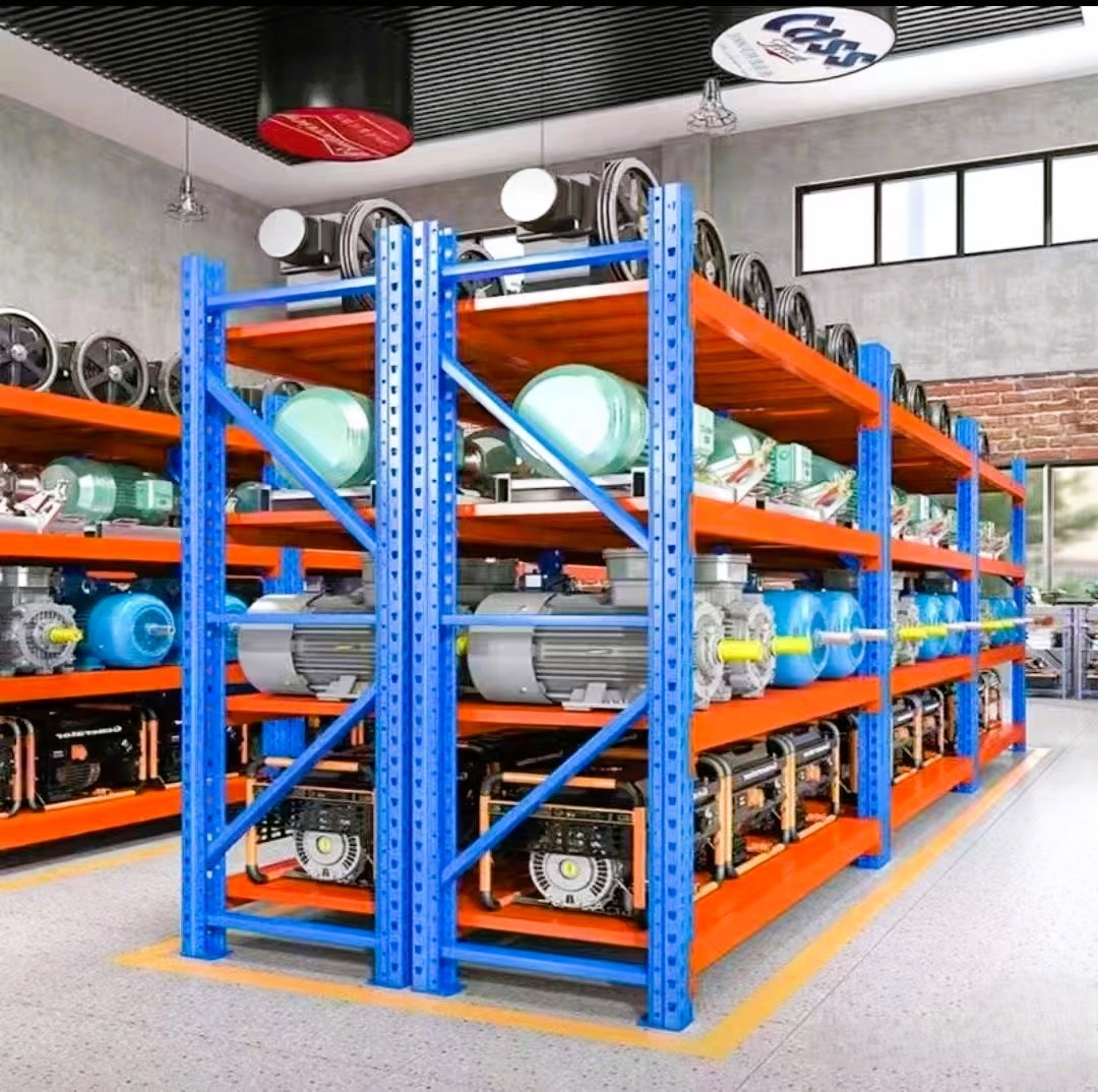 ISO CE-gecertificeerde selectieve palletstelling, zware dwarsbalkstelling, corrosiebestendige epoxycoating, industriële metalen stalen magazijnstelling