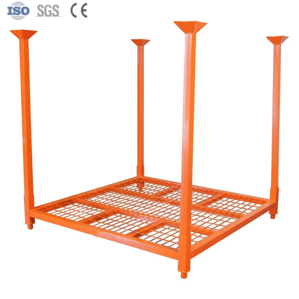 CE-gecertificeerd Manurack-paalpallet - thermisch verzinkt stapelrek voor Europese koelopslag en logistieke efficiëntie