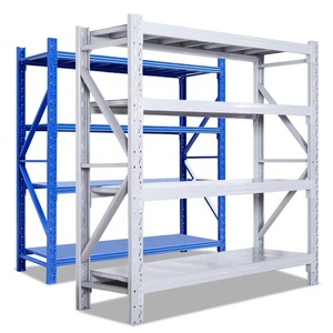 Verstelbare boutloze stellingen voor industrieel gebruik, lichte palletstellingen, stapelstellingen, magazijnstellingen.