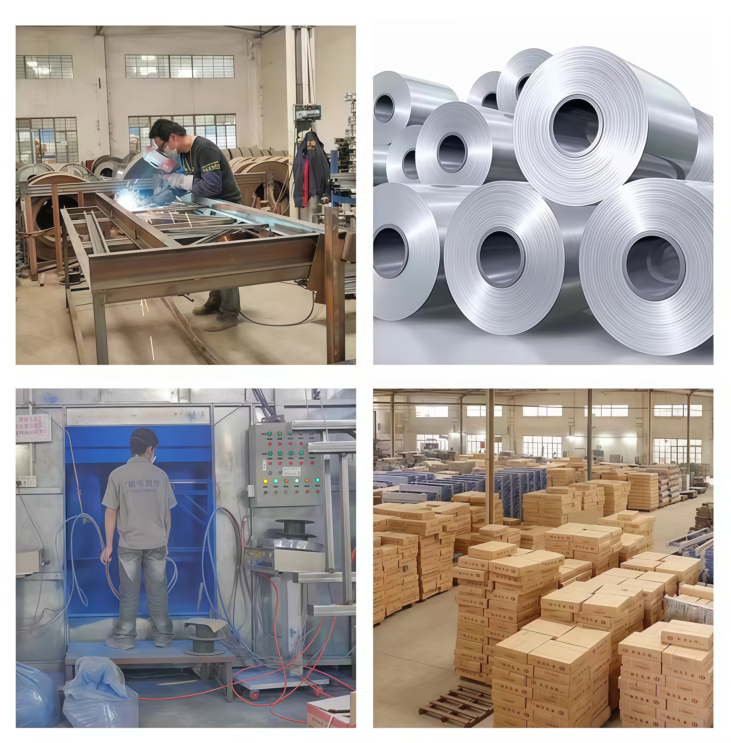 Productielijn stellingen fabricage