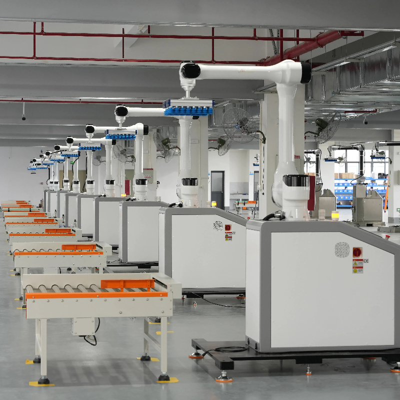 GURKI hoogrendements, collaboratieve palletiseerrobot voor zakken/dozen/kartonnen verpakkingen met een draagvermogen van 20 kg en een nauwkeurigheid van +0,1 mm, geschikt voor dranken/voedingsmiddelen/chemicaliën.