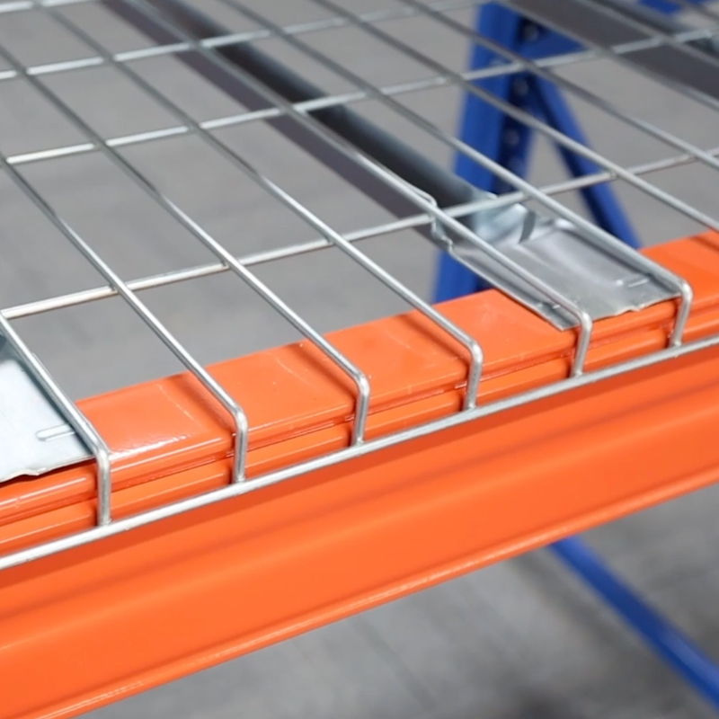 Selectief palletstellingensysteem, stalen opslagrek Q235B, zware industriële magazijnstellingen, gepoedercoat.