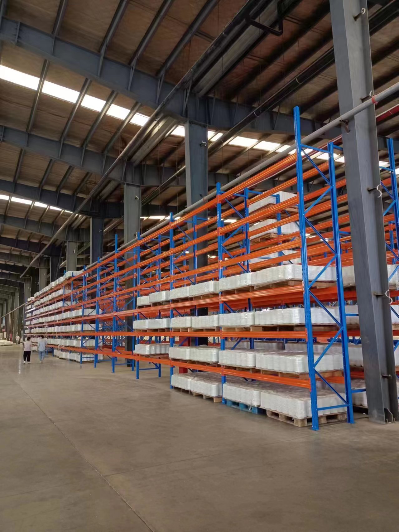 Magazijnstelling, selectieve palletstelling, verstelbare ligger voor palletopslag