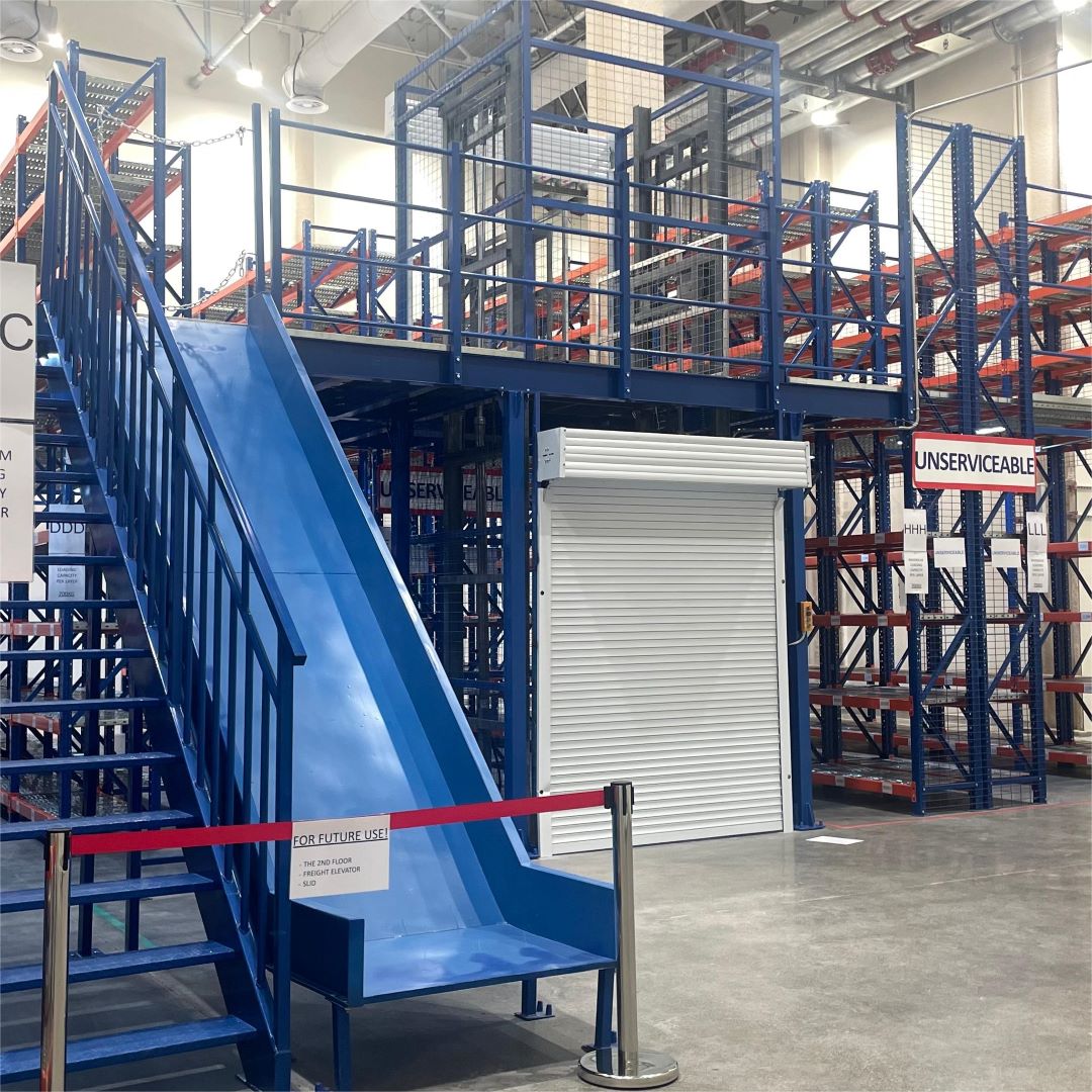 Zware industriële meerlaagse mezzanine-stellingen, stapelstellingen en schappen voor magazijnen