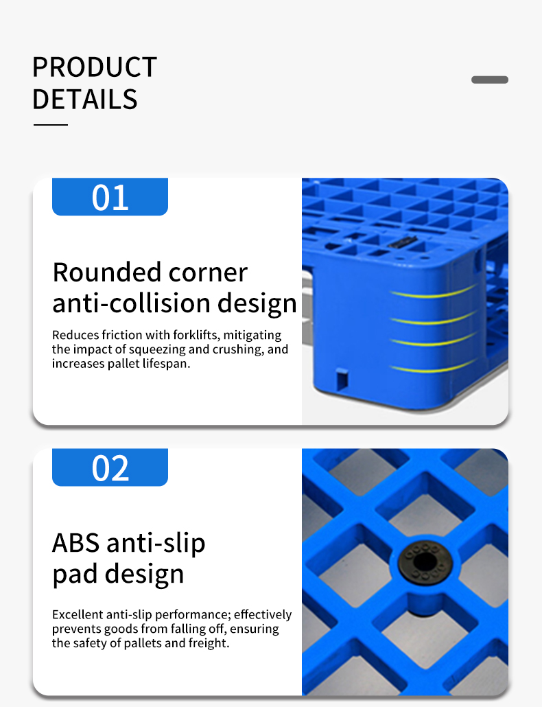 Detailstructuur pallet
