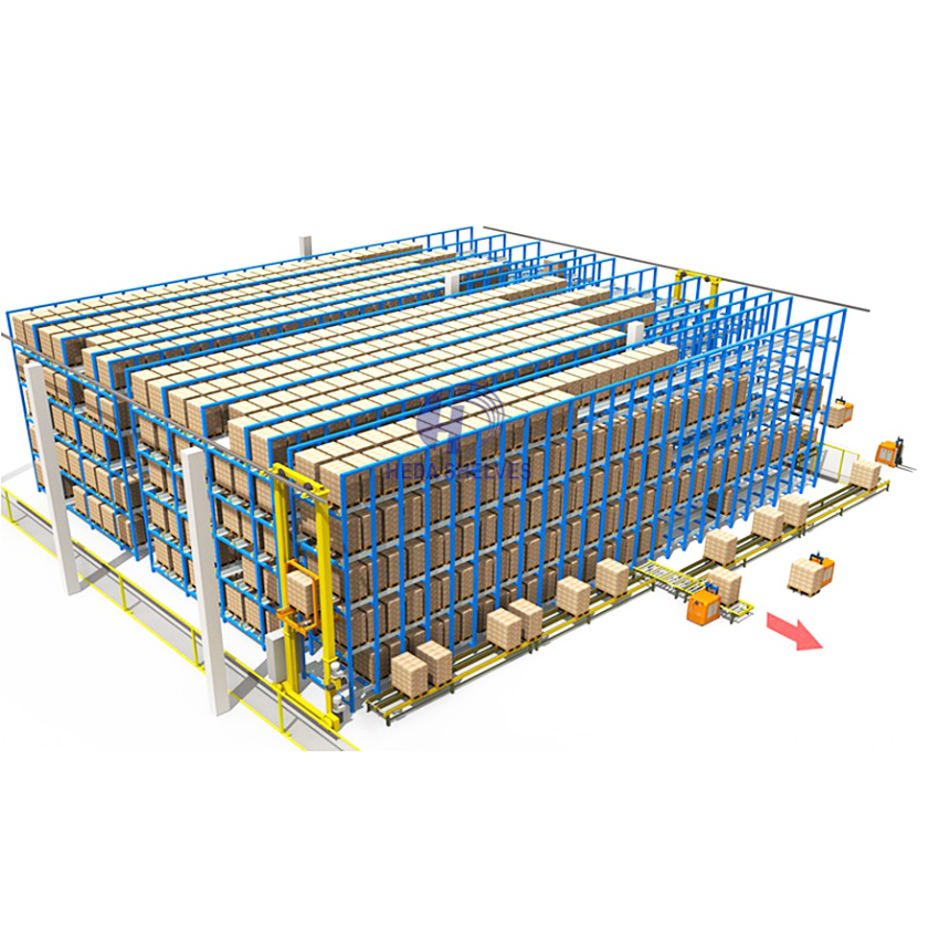 Hoogwaardig inrijpalletstellingensysteem met LIFO-palletbeheer en robuuste inrijstellingen.