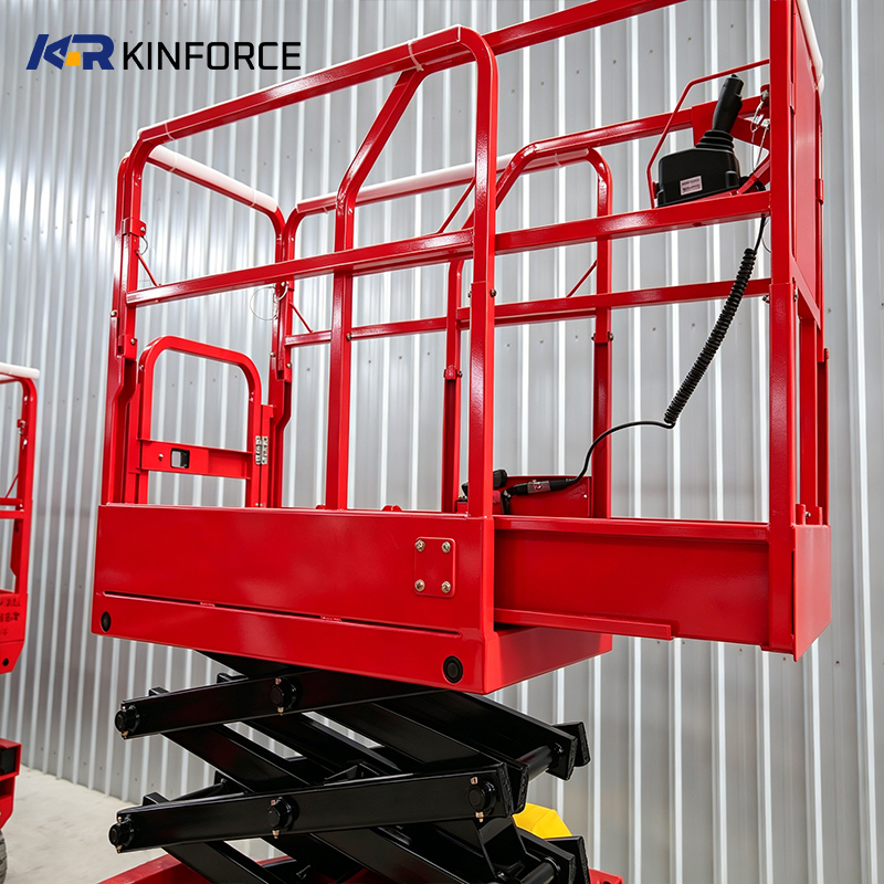 Elektrische goederenlift, hefplatformrobot, 8 meter verticale platformlift, telescopisch werkplatform