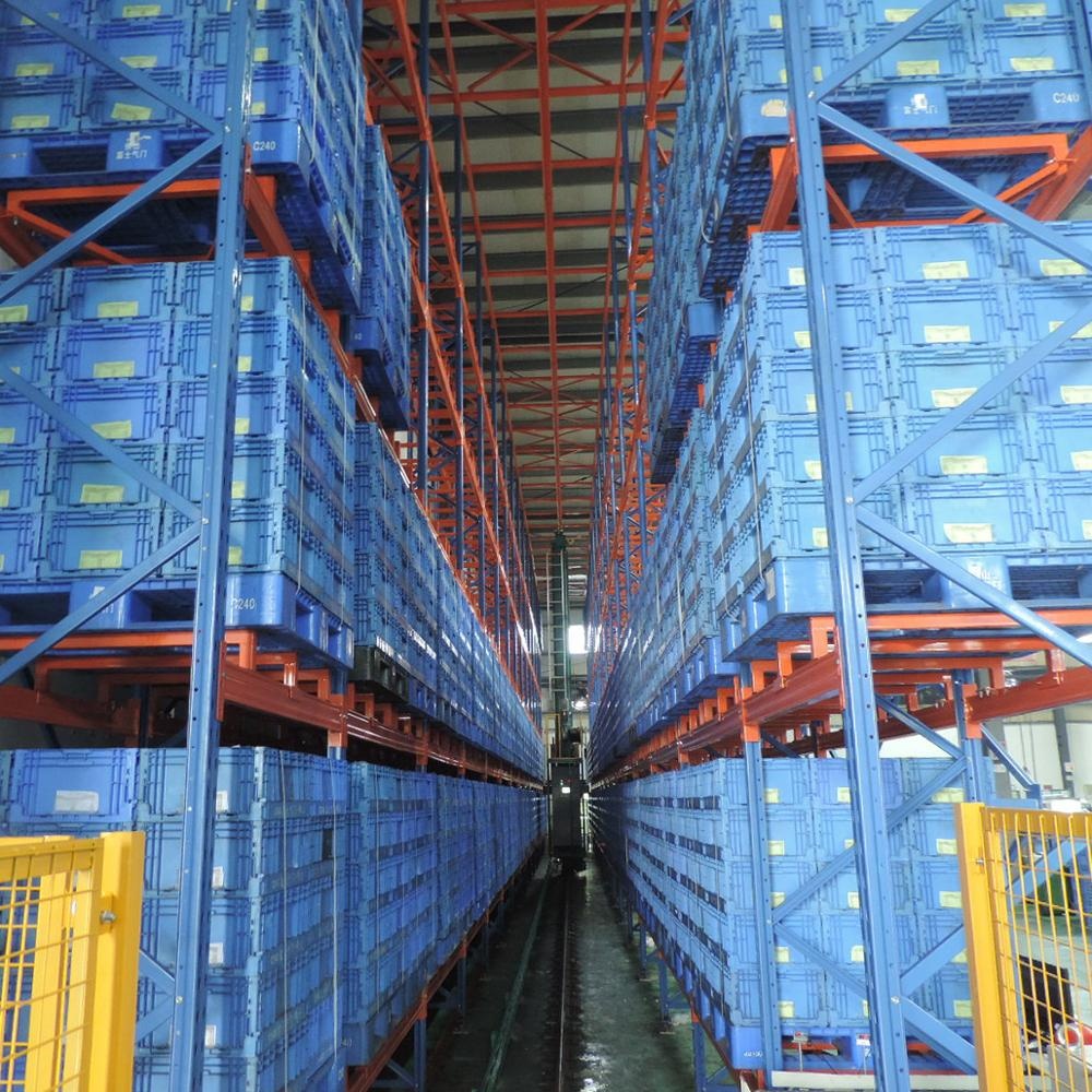 Automatisch opslag- en ophaalsysteem (ASRS) Palletstellingen Geautomatiseerd magazijn ASRS-systeem Stapelkraan