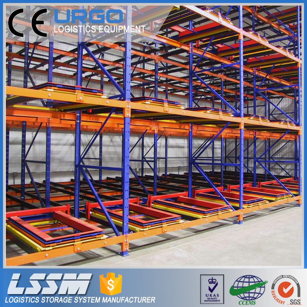 Push Back Racking Componenten
