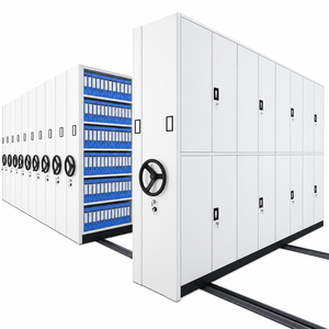 Modern mobiel stellingsysteem met hoge dichtheid, compact stalen rek