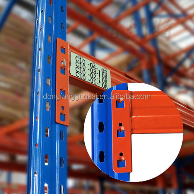 Op maat gemaakte, zware, industriële stalen palletstellingen met verstelbare magazijnplanken.