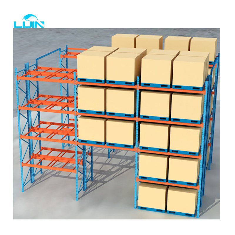 Robuuste, verstelbare palletstellingen, industriële magazijnstellingen en opbergrekken.