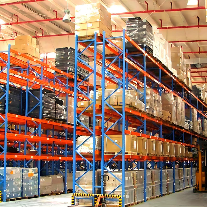 Magazijnstelling componenten en afwerking