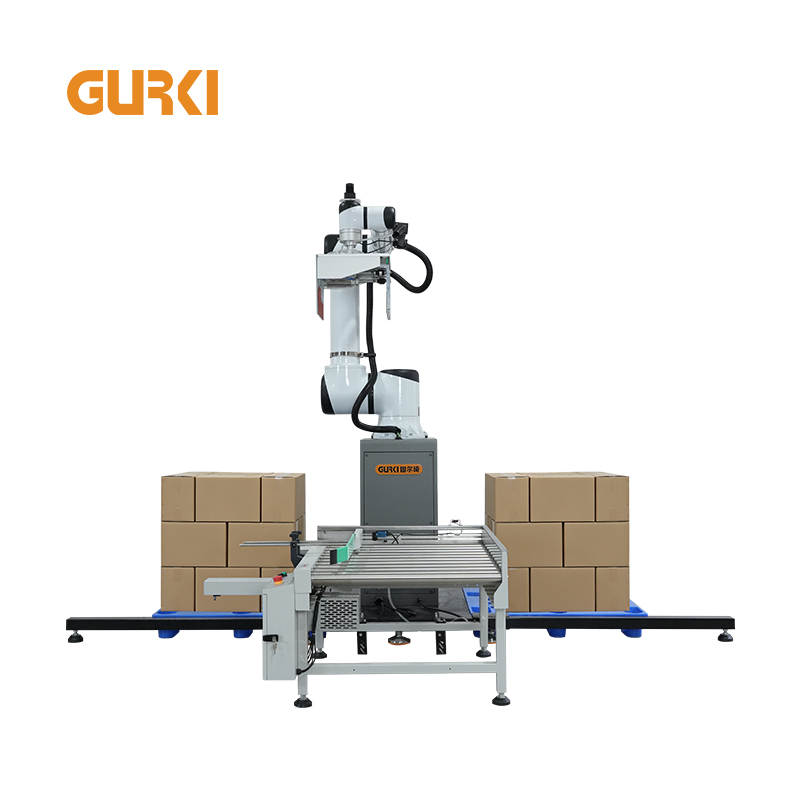 GURKI Collaborative Robot Palletiseerarm met PLC-motor, 85 kg draagvermogen, 4-6 keer per minuut palletiseersysteem voor cobot-toepassingen