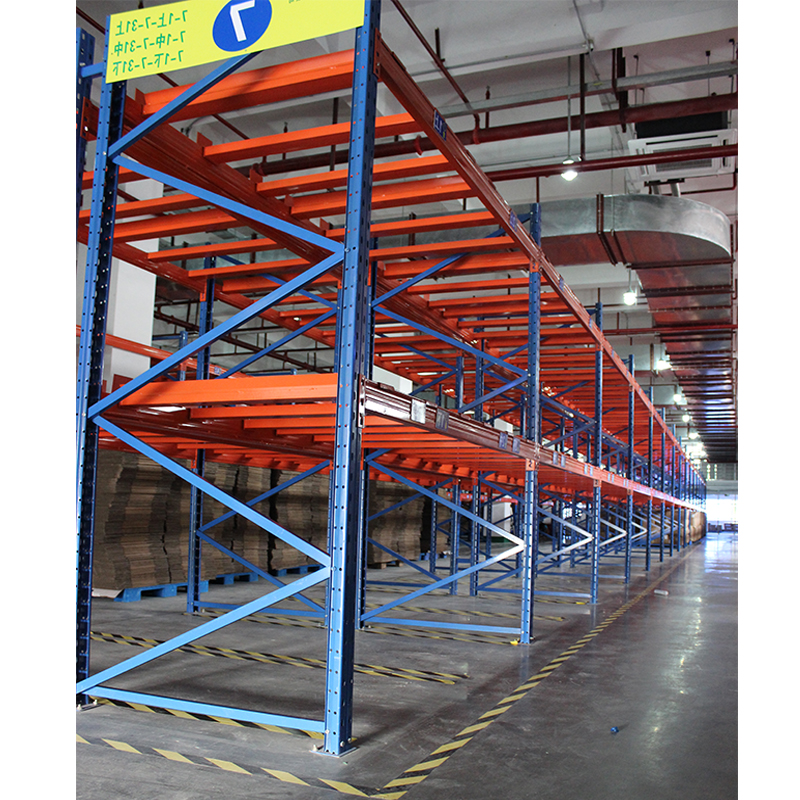 MAGAZIJNSTELLINGEN Groot capaciteit selectief stellingsysteem Dubbel diepe palletstellingen Magazijnopslag