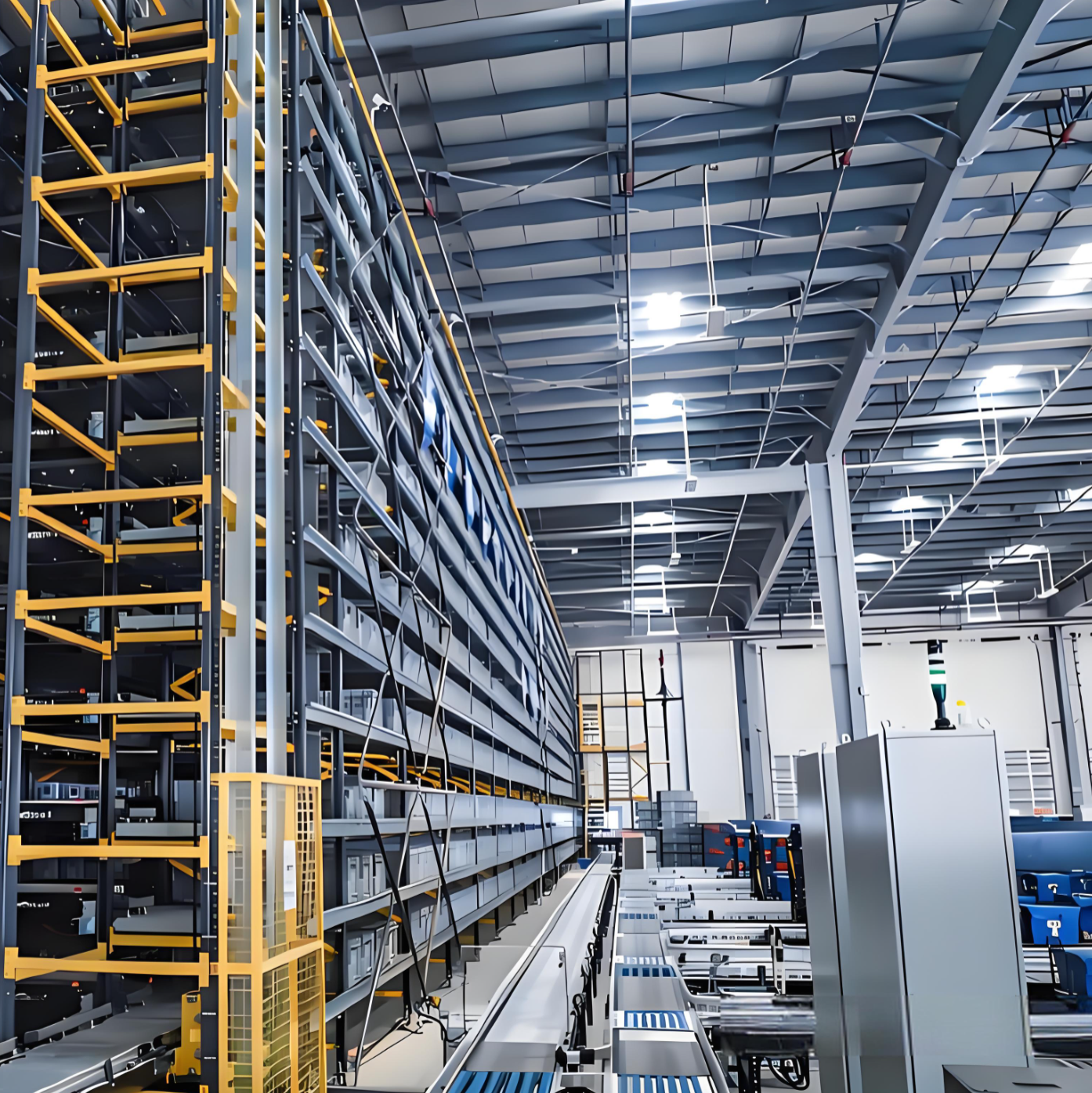 Hoogwaardig pallet-AS/RS-systeem met PLC-motor en -engine voor industriële opslag. 1 jaar garantie.