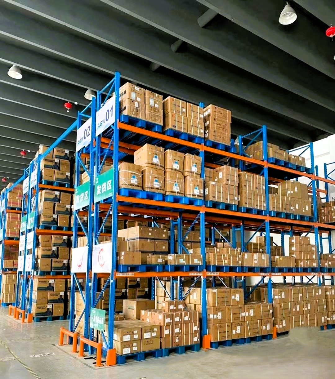 ISO CE-gecertificeerde selectieve palletstelling, zware dwarsbalkstelling, corrosiebestendige epoxycoating, industriële metalen stalen magazijnstelling