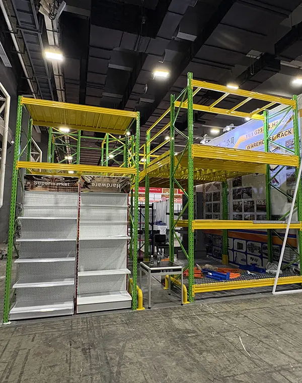 Beursvertegenwoordiging Guangzhou Heda Shelves Co., Ltd. in actie