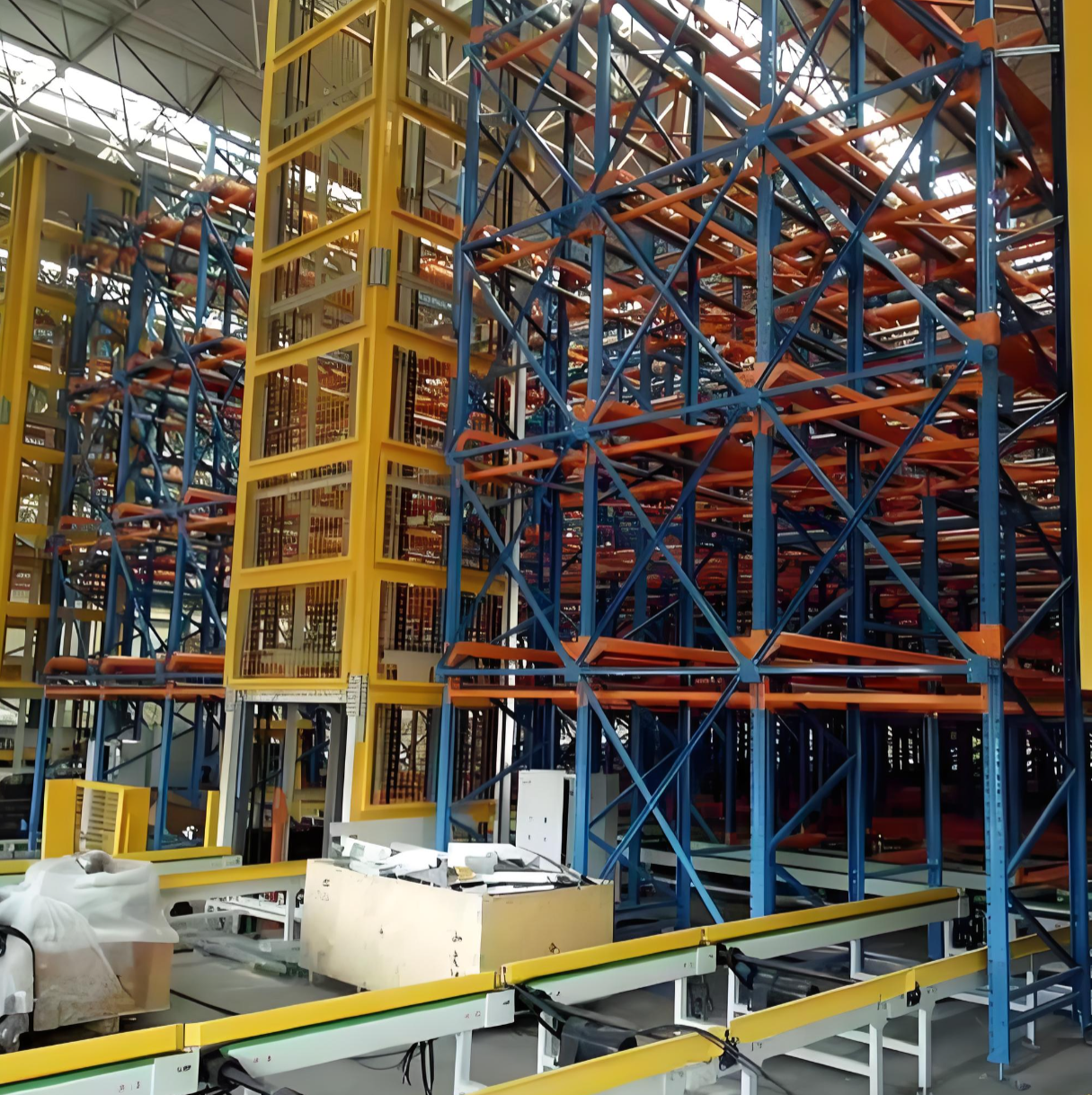 Mini-Load PLC- en motorgestuurd geautomatiseerd magazijn met instelbare snelheid en 1 jaar garantie voor zeer efficiënte pakketsortering en -opslag.